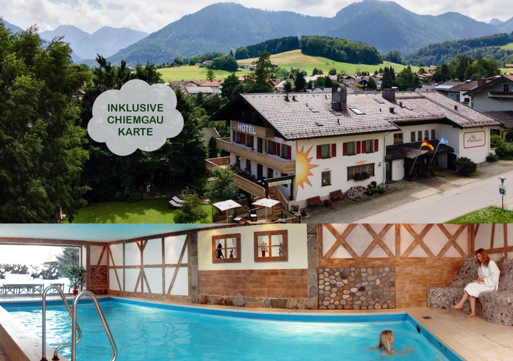 Hotel Alpensonne Ruhpolding Chiemgau Karte Exterior foto